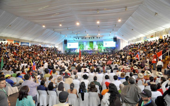 Opening ceremony of World Peoples Climate Conference